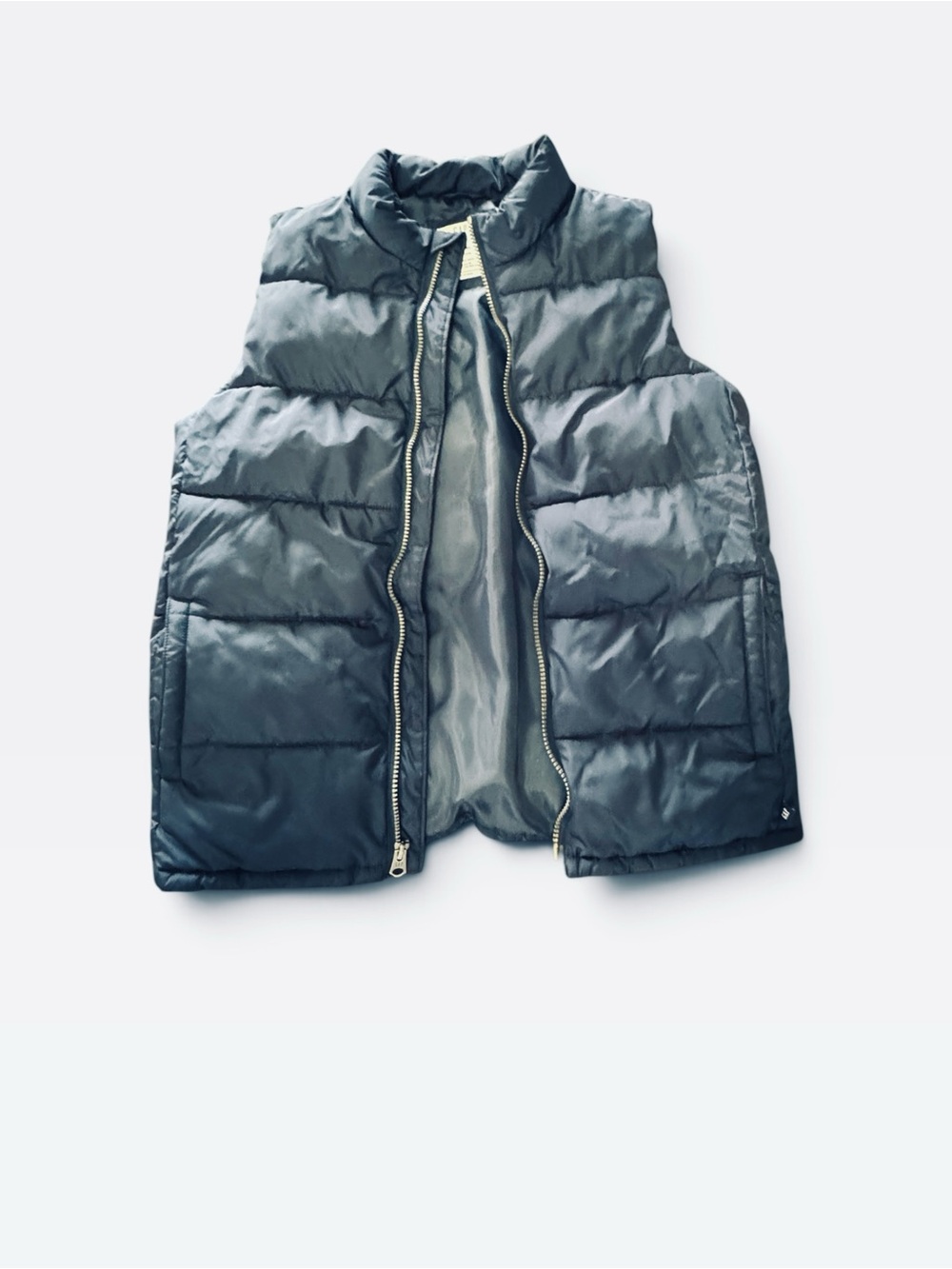 Gap Kids XXL BOYS Navy Blue Quilted Full Zip Puffer Vest